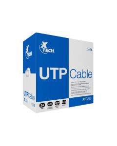 Cable UTP 24 awg cat 6 xtech (precio x metro)