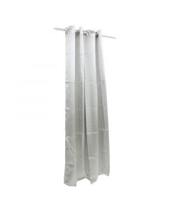 Cortina blackout gris satinada 137 x 213 cm