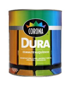 Pintura aceite dura blanco brillante 1/4 galón