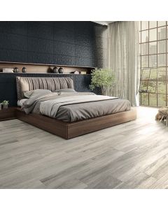 Porcelanato 20 x 120cm, mate greige, 1.44mt² por caja (precio x caja)