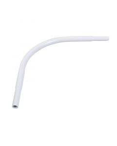 Esquinero de acero para tubo colgador 55 x 55 cm blanco