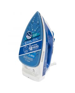 Plancha vapor suela cerámica con selector de tejidos