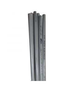 TUBO PVC, CONDUIT, 12MM - 1/2'', 3M, COLOR GRIS