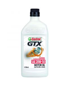 Aceite castrol gtx 20w50 1/4 galón