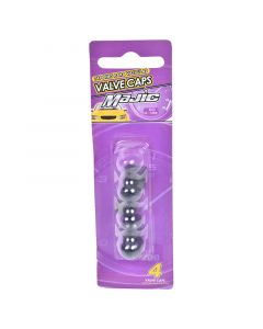 VALVULAS LLANTA NEGRO 4 PIEZAS