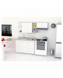 Mueble de cocina elica, base, 120 x 87 x 53cm, color blanco