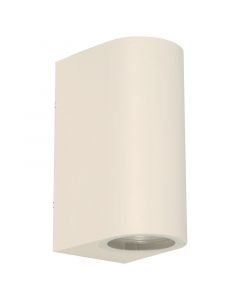 Lámpara de pared para exterior blanco 2 luces gu10 23664