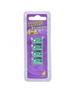 Tapones para valvulas verde -4 pcs