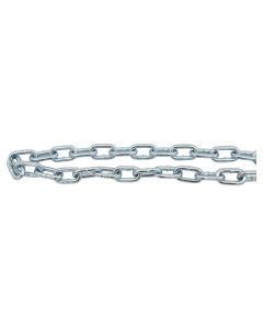Cadena galvanizada grado 30 1/4" eslabon corto (precio por metro)