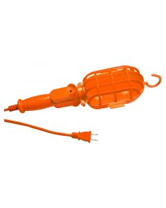 Extensión eléctrica con socket 18 awg 4 m uso medio naranja
