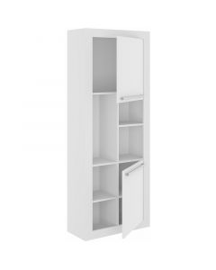 Biblioteca  MDP blanca 68 x 175 x 29 cm