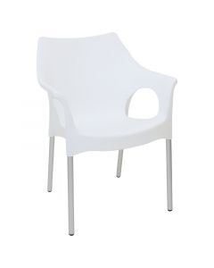 Silla valentina blanca, 120 x 91 x 60cm