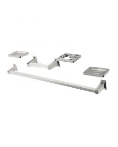 Set accesorios para baño 5 piezas Barcelona cromo Aqua Nuova