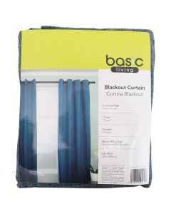 Cortina blackout azul 228 x 139 cm