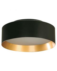 Lámpara plafón moderna negro LED integrado 24258