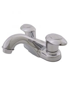Grifo para lavamanos 4", cuello bajo, cromado, tipo palanca, aqua nouva