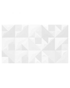 Azulejo 32 x 57 cm origami blanco 2 m² x caja