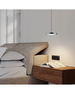 Lámpara colgante moderna negro 1 luz 33620-2
