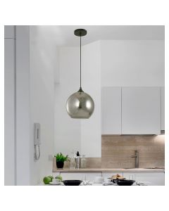 Lámpara Colgante 1 Luz E27 60 W Smoke