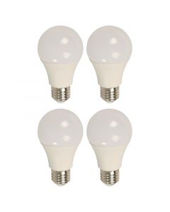 Set 4 bombillos led 12 w e27 a60 6500k ecomax