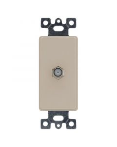 Toma tv coaxial decorativo ul