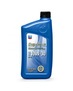 Aceite para motor a gasolina, chevron supreme 10w30 946 mililitros