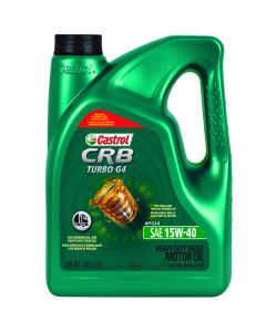 Aceite Castrol, turbomax, 15w40 1/4 galón