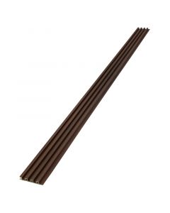 Panel decorativo de pared WPC 290 x 16,8 x 2,4 cm marrón (únicamente para retiro en tienda)