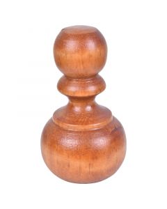 TERMINAL EN MADERA ROMAN CAOBA  1 1/4  BX1