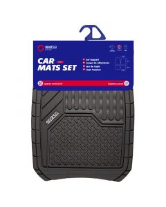 Set de 4 alfombras de PVC SPC1917BK sparco