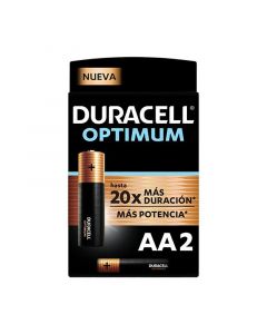 Baterias optimum duracell aa 2u