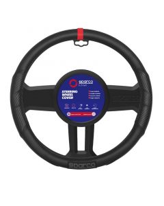 Cubrevolante SPS104BKRD negro sparco