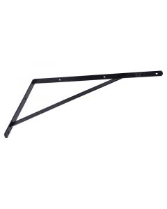 Ménsula triangular simple 40 x 24 cm negra 154 lb