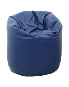 Bean bag cuerina, 117 x 108 x 108cm, azul marino