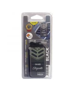 Blíster de 2 aromatizantes para vehículo black nice fresh