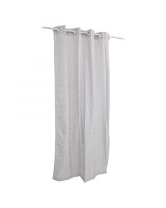 Cortina general geométrico gris 140 x 229 cm