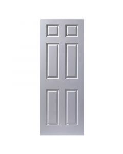 Puerta entamborada hdf colonial no ajustable 95 x 207 cm 35 mm blanco