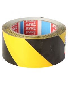 Rollo cinta de señalización 66m amarillo-negro tesa