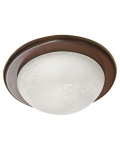 Lámpara plafón moderna madera oscura 1 luz e27 13749