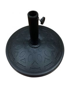 Base para sombrilla redonda 48 x 48 x 8 cm negro