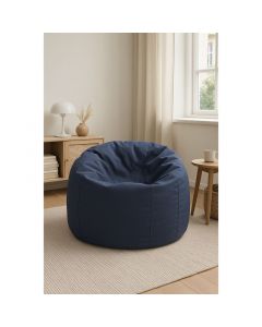 Bean bag azul marino, 56 x 88 x 88cm, oxford
