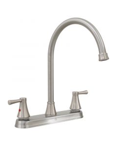 Grifo para cocina 8" cuello ganso classic cromado