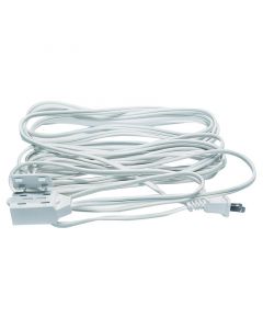 Extensión eléctrica 16 awg 5 m uso liviano blanca