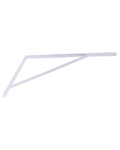 Ménsula triangular simple 40 x 24 cm blanca 154 lb