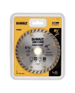 Disco diamantado 4½" turbo manposteria seco DeWalt