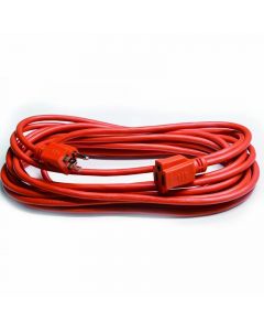 Extensión eléctrica 16 awg 15 m uso pesado naranja