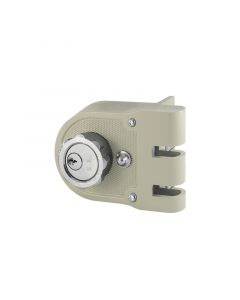 Cerradura de engrampe 396-60 izquierda para puerta corrediza verde