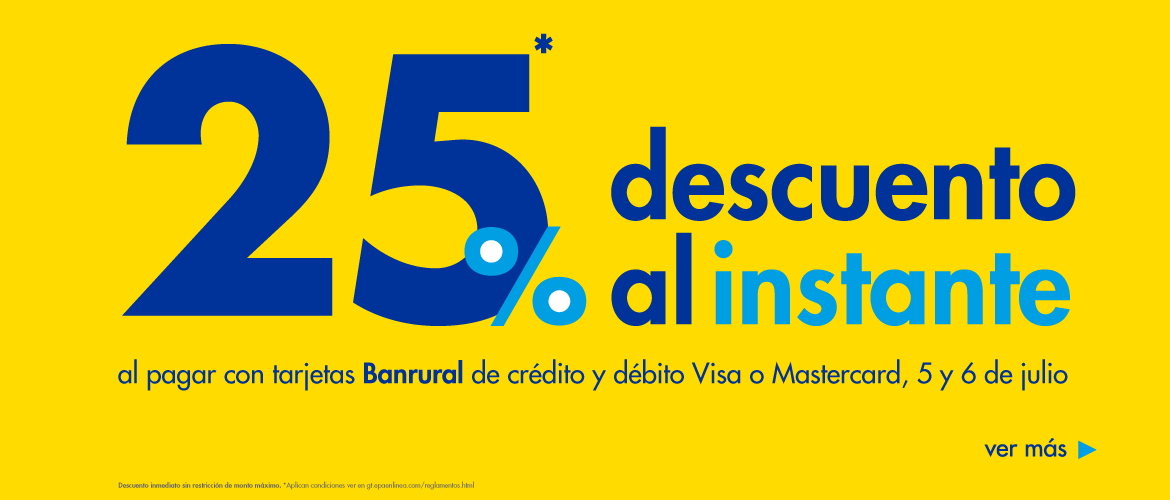 Descuento Banrural |  Ferretería EPA